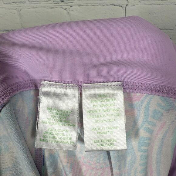 Lilly Pulitzer Luxetic Leggings Women Small Vibrant Color High Rise 50 UPF Gym - Picture 6 of 12